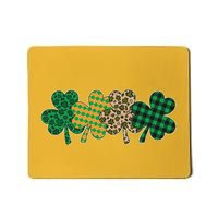 Cute St Patrick's Day Patterns Shamrock Clovers Mousepad