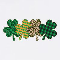 Cute St Patrick's Day Patterns Shamrock Clovers Garment-Dyed Sweatshirt