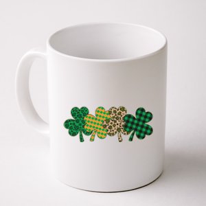 Cute St Patrick's Day Patterns Shamrock Clovers Coffee Mug