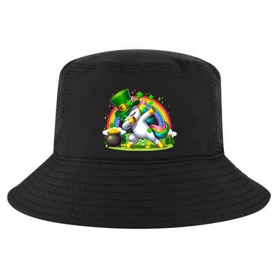 Cute St Patricks Day Dabbing Leprechaun Pony Cool Comfort Performance Bucket Hat