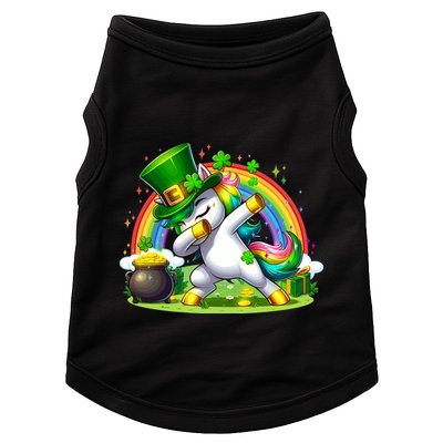 Cute St Patricks Day Dabbing Leprechaun Pony Doggie Tank