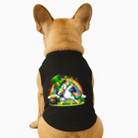 Cute St Patricks Day Dabbing Leprechaun Pony Doggie Tank