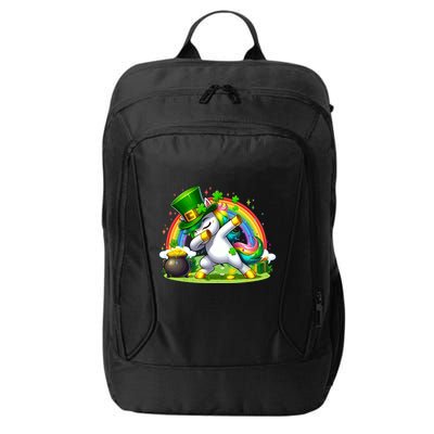 Cute St Patricks Day Dabbing Leprechaun Pony City Backpack