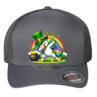 Cute St Patricks Day Dabbing Leprechaun Pony Flexfit Unipanel Trucker Cap
