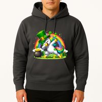 Cute St Patricks Day Dabbing Leprechaun Pony Hoodie
