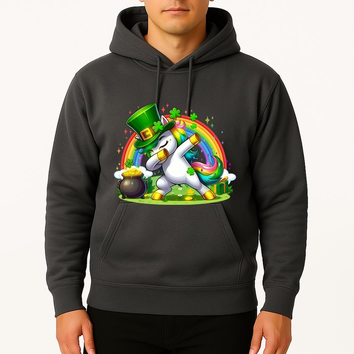 Cute St Patricks Day Dabbing Leprechaun Pony Hoodie