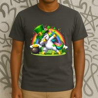 Cute St Patricks Day Dabbing Leprechaun Pony T-Shirt