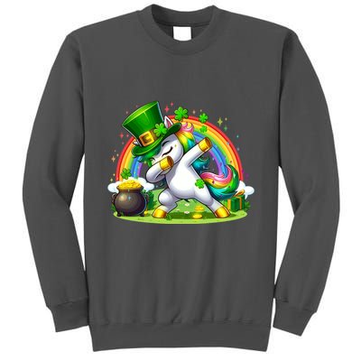Cute St Patricks Day Dabbing Leprechaun Pony Tall Sweatshirt