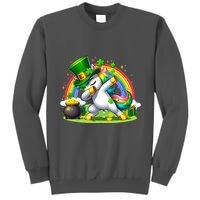 Cute St Patricks Day Dabbing Leprechaun Pony Tall Sweatshirt