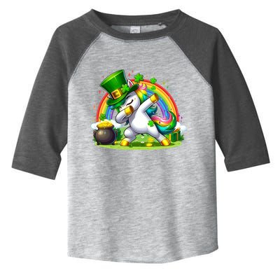 Cute St Patricks Day Dabbing Leprechaun Pony Toddler Fine Jersey T-Shirt