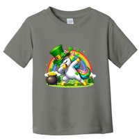 Cute St Patricks Day Dabbing Leprechaun Pony Toddler T-Shirt
