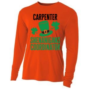 Carpenter St Patricks Day Shenanigans Coordinator Cool Gift Cooling Performance Long Sleeve Crew