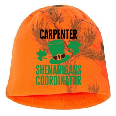 Carpenter St Patricks Day Shenanigans Coordinator Cool Gift Kati - Camo Knit Beanie