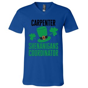 Carpenter St Patricks Day Shenanigans Coordinator Cool Gift V-Neck T-Shirt