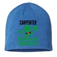 Carpenter St Patricks Day Shenanigans Coordinator Cool Gift Sustainable Beanie