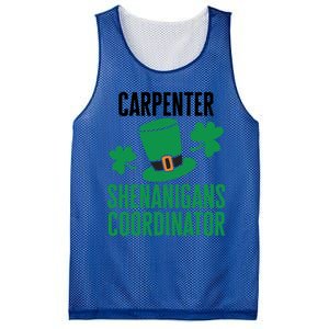 Carpenter St Patricks Day Shenanigans Coordinator Cool Gift Mesh Reversible Basketball Jersey Tank