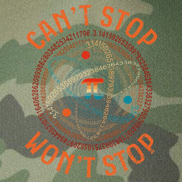 Cant Stop Pi Wont Stop Math Pi Day Funny Maths Teacher Legacy Tie Dye Trucker Hat