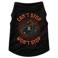 Cant Stop Pi Wont Stop Math Pi Day Funny Maths Teacher Doggie Tank