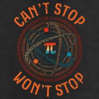 Cant Stop Pi Wont Stop Math Pi Day Funny Maths Teacher Beanie