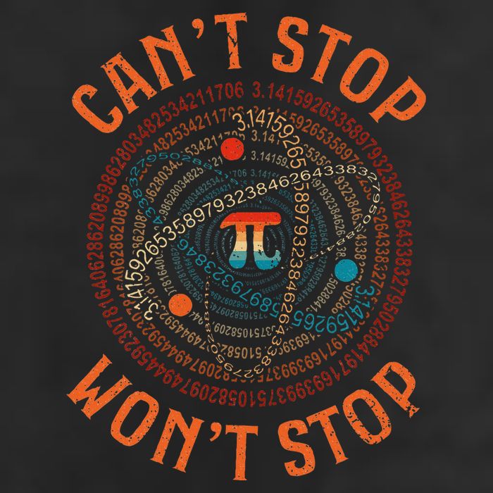 Cant Stop Pi Wont Stop Math Pi Day Funny Maths Teacher Beanie