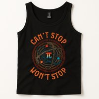 Cant Stop Pi Wont Stop Math Pi Day Funny Maths Teacher Tank Top
