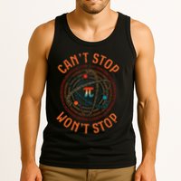 Cant Stop Pi Wont Stop Math Pi Day Funny Maths Teacher Tank Top