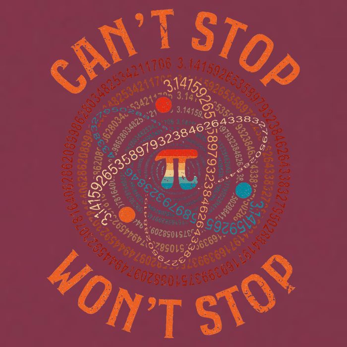 Cant Stop Pi Wont Stop Math Pi Day Funny Maths Teacher 16oz Travel Tumbler