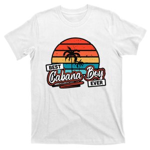 Colorful Sunset Palm Tree Best Cabana Boy Ever T-Shirt