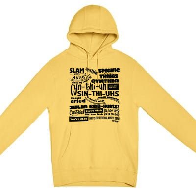 Cynthia Slam Poetry Premium Pullover Hoodie