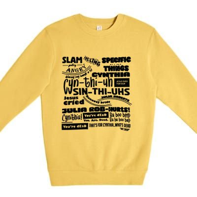 Cynthia Slam Poetry Premium Crewneck Sweatshirt