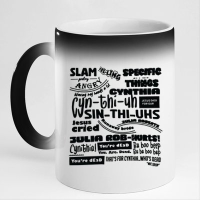 Cynthia Slam Poetry 11oz Black Color Changing Mug