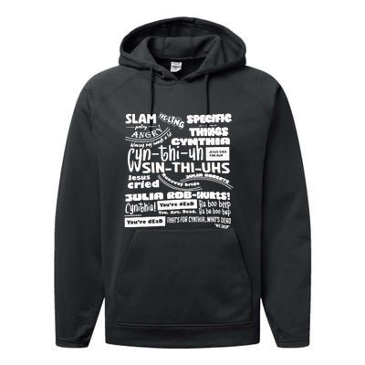 Cynthia Slam Poetry Performance Fleece Hoodie