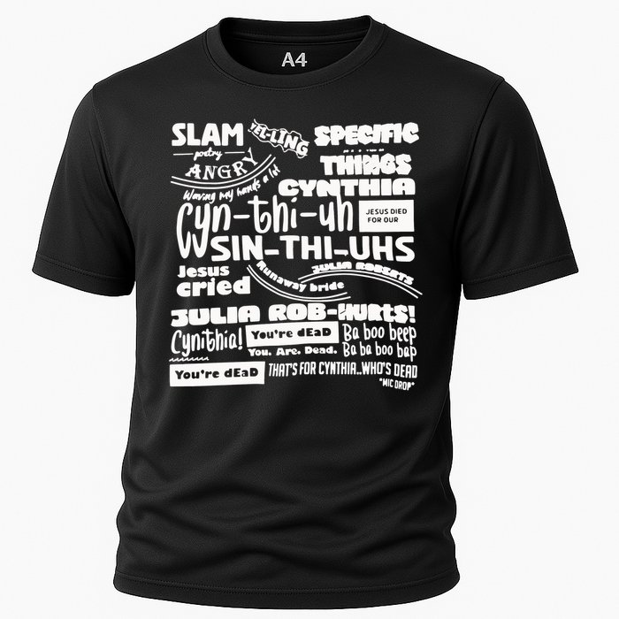 Cynthia Slam Poetry Cooling Performance Crew T-Shirt