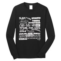 Cynthia Slam Poetry Long Sleeve Shirt