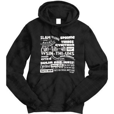 Cynthia Slam Poetry Tie Dye Hoodie