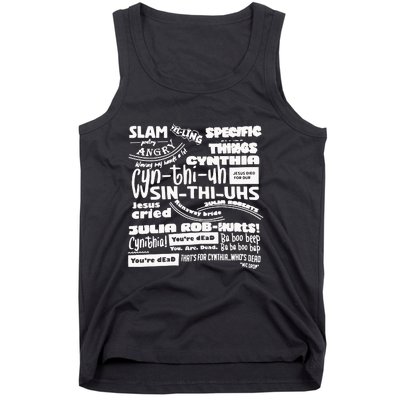 Cynthia Slam Poetry Tank Top