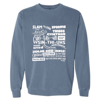 Cynthia Slam Poetry Garment-Dyed Sweatshirt