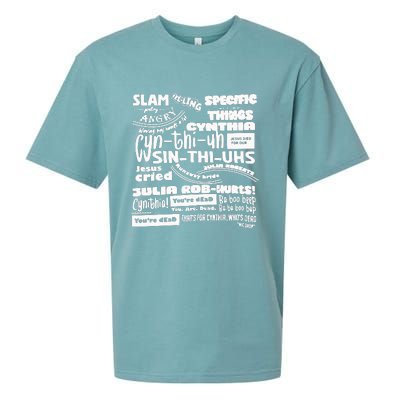 Cynthia Slam Poetry Sueded Cloud Jersey T-Shirt