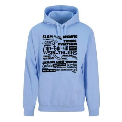 Cynthia Slam Poetry Unisex Surf Hoodie