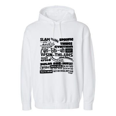 Cynthia Slam Poetry Garment-Dyed Fleece Hoodie