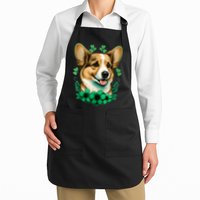Corgi St. Patricks Day: Fun For Corgi And Irish Lovers Apron