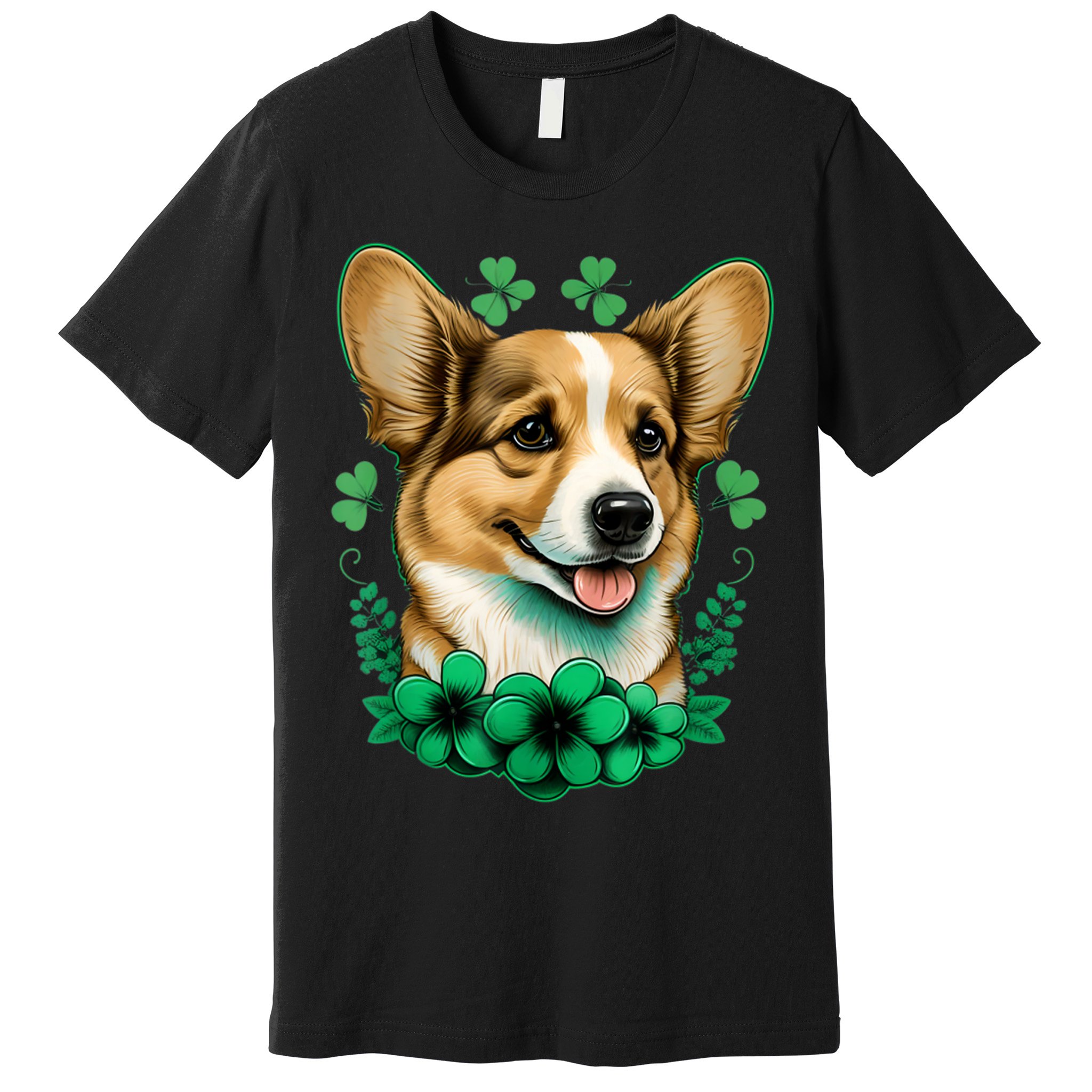 Corgi St. Patricks Day: Fun For Corgi And Irish Lovers Premium T-Shirt