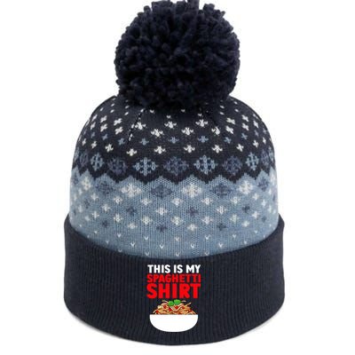 Cute Spaghetti Pasta Spaghetti Lover The Baniff Cuffed Pom Beanie