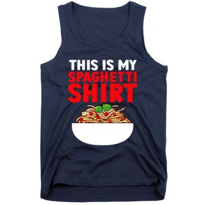 Cute Spaghetti Pasta Spaghetti Lover Tank Top