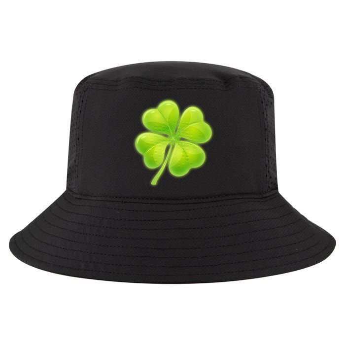 Cute St Patricks Day Lucky Glowing Shamrock Clover Cool Comfort Performance Bucket Hat