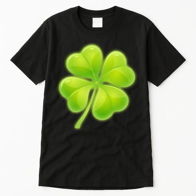 Cute St Patricks Day Lucky Glowing Shamrock Clover Tall T-Shirt