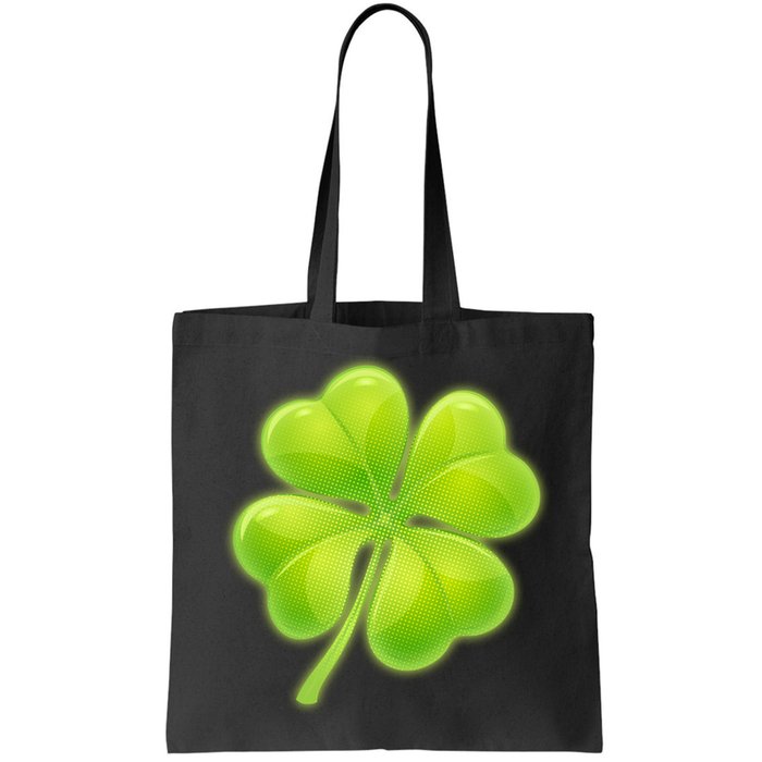 Cute St Patricks Day Lucky Glowing Shamrock Clover Bag