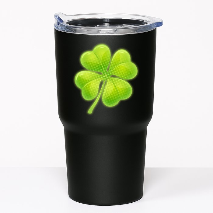 Cute St Patricks Day Lucky Glowing Shamrock Clover Tumbler
