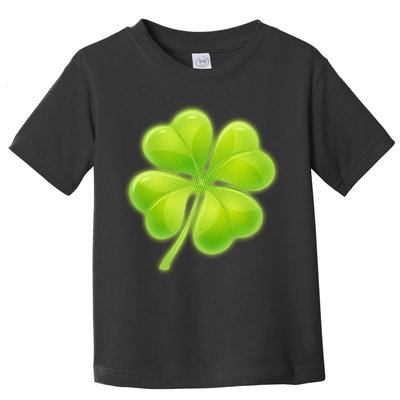 Cute St Patricks Day Lucky Glowing Shamrock Clover Toddler T-Shirt