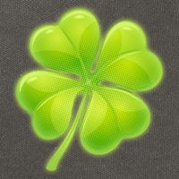Cute St Patricks Day Lucky Glowing Shamrock Clover Cotton Canvas Backpack